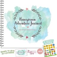 📸 honeymoon adventure memory book for couples - the ultimate photo album gift for newlyweds with emoji stickers and a matching card - the unforgettable journal for your best trip ever. логотип