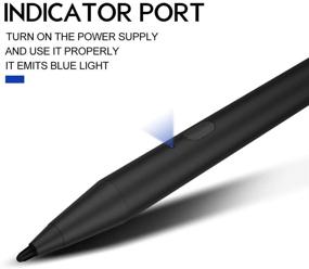 img 2 attached to 🖊️ Awinner Active Stylus Pen - Adjustable Fine Tip for iPad Pro, iPad, iPad Mini 4, iPhone, Android Tablets (Black)
