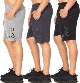 img 2 attached to Zupo Pack Running Performance Athletic Men's Clothing for Active