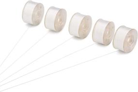 img 3 attached to 🧵 Simthread 144pcs Pre-Wound Bobbins, Class 15 Type A SA156, Polyester White 60 wt - Ideal for Bernina, Pfaff, Ambition, BabyLock, Brother Embroidery and Sewing Machines