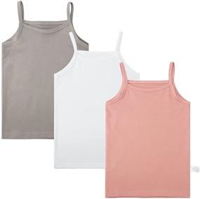 img 4 attached to 👚 Breathable Prints Girls' Clothing: GLEAMING GRAIN Undershirts for Tops, Tees & Blouses