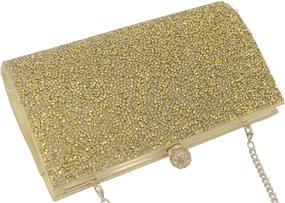 img 1 attached to 💎 Exude Charm and Elegance with MagicLove Rhinestone Crystal Clutch Purse - A Dazzling Evening Bag for Women