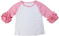 👚 kirei sui girls ruffle sleeve clothing for girls: trendy tops, tees & blouses logo