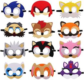 img 4 attached to Packs Sonic Masks Party Favors