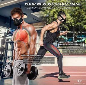 img 3 attached to 🏋️ Vikingstrength Adjustable Resistance Workout Mask with High Altitude Elevation for Running, Biking, MMA Endurance and Air Resistance Training