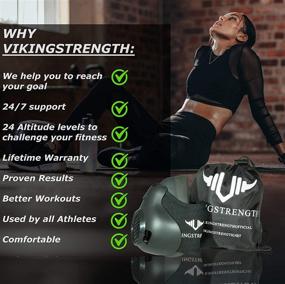 img 2 attached to 🏋️ Vikingstrength Adjustable Resistance Workout Mask with High Altitude Elevation for Running, Biking, MMA Endurance and Air Resistance Training