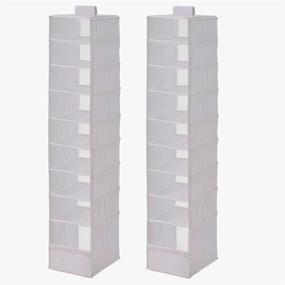 img 1 attached to 🗄️ Ikea Skubb Hanging Closet Storage Organizer (2 Pack) in White