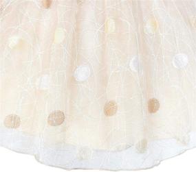 img 1 attached to 💃 White Sparkling Dance Skirt for Girls - Trendy Girls' Clothing Skirts & Skorts