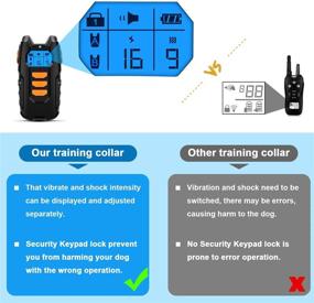 img 2 attached to Flittor Dog Training Collar: Waterproof Shock Collar with Remote for Small, Medium, Large Dogs - 2 Receiver Rechargeable, Beep, Vibration, Shock Modes