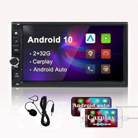 img 4 attached to EinCar Car Radio Carplay Stereo Android Auto Double Din Bluetooth 7 Inch Touch Screen Audio GPS Navigation 2 Din Head Unit Multimedia 2G 32G Supports Quad Core TF WIFI AM/FM/RDS Steering Wheel Control