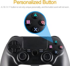 img 2 attached to XFUNY New PS4 Controller: Wireless Game Controller for PS4 Playstation 4 (Black) - Enhanced Gaming Experience!