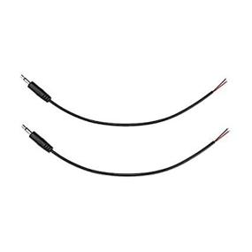 img 2 attached to 🎧 High-Quality Replacement 3.5mm Male Plug to Bare Wire Open End TS 2 Pole Mono 1/8" Jack Connector - Repair Audio Cable (2 Pack 12in)