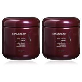 img 2 attached to 💆 Senscience Inner Restore Intensif Deep Repairing Mask: 2-Pack of 16.9 Oz for Unisex