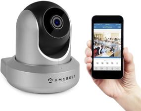 img 2 attached to 📷 Amcrest ProHD 1080P WiFi Wireless IP Security Camera - Advanced 1080P Video Quality and Easy Connectivity - IP2M-841 (Silver)