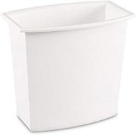 🗑️ sterilite corp. 10220012 rectangular vanity wastebasket | 2 gallon capacity | assorted colors logo