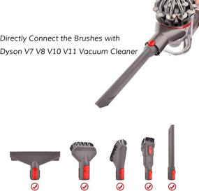 img 3 attached to Accessory Tool Kit with Extended Hose for Dyson V7, V8, V10, V11, SV10, SV11 Cordless Vacuum Cleaner