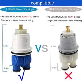 img 3 attached to 🚿 Delta RP19804 Pressure Balance Shower Cartridge Assembly Replacement for 1300/1400 Series Tub and Shower - Fits Delta Select Monitor Valves - 1 Piece