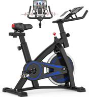 🚲 silent belt drive indoor cycling bike stationary with lcd monitor - ideal for home cardio workout bike training logo