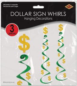 img 1 attached to Affordable $ Whirls (3 Per Package) – Budget-Friendly Party Decorations!