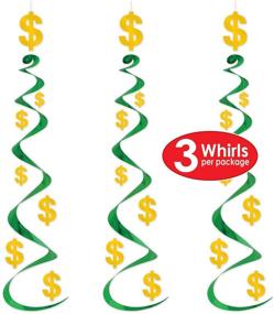 img 3 attached to Affordable $ Whirls (3 Per Package) – Budget-Friendly Party Decorations!