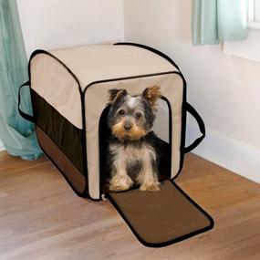 img 2 attached to 🐾 Premium Medium Twist-N-Go Dog Kennel by Ware Manufacturing: Convenient and Easy-to-Assemble Shelter for Your Furry Pal