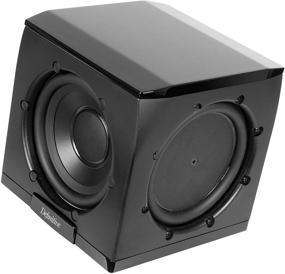 img 1 attached to 🔊 SuperCube 2000 Ultra-Compact Powered Subwoofer by Definitive Technology - Superior Bass Performance, 7 1/2" Size, 650 Watts of Power, Versatile Décor, Rubber & Spiked Feet Included
