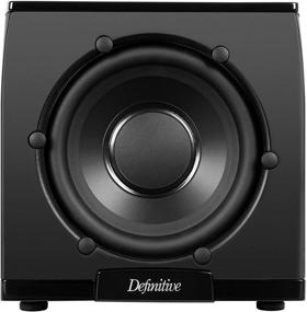 img 2 attached to 🔊 SuperCube 2000 Ultra-Compact Powered Subwoofer by Definitive Technology - Superior Bass Performance, 7 1/2" Size, 650 Watts of Power, Versatile Décor, Rubber & Spiked Feet Included