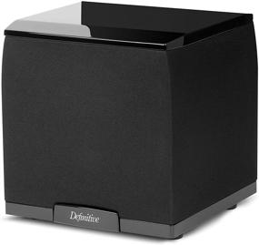 img 4 attached to 🔊 SuperCube 2000 Ultra-Compact Powered Subwoofer by Definitive Technology - Superior Bass Performance, 7 1/2" Size, 650 Watts of Power, Versatile Décor, Rubber & Spiked Feet Included