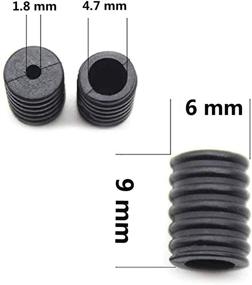 img 1 attached to 60 PCS Silicone Cord Locks for Drawstrings - Non Slip Stopper Adjustment Buckle in Black and White