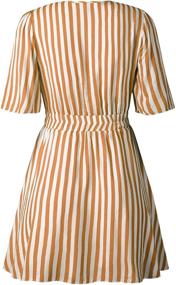 img 2 attached to PRETTYGARDEN Striped Pleated Women's Dress with Sleeves - Fashionable Clothing for Women