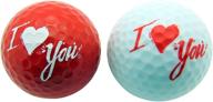 love kiss golf ball valentines logo