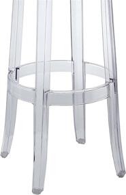 img 1 attached to 🪑 Fully Assembled Modway Casper Modern Clear Acrylic Bar Stool - Improved SEO