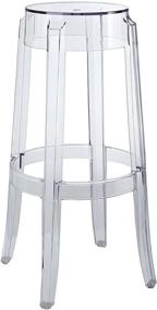 img 3 attached to 🪑 Fully Assembled Modway Casper Modern Clear Acrylic Bar Stool - Improved SEO