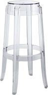 🪑 fully assembled modway casper modern clear acrylic bar stool - improved seo logo