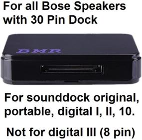 img 4 attached to 🎧 Enhance Audio Experience with BMR A2DP 2in1 iPhone Bluetooth Music Receiver Adapter for 30 Pin Dock – Bose, Sony, Beats, iHome, Echo, Alexa, Motorcycle & Car Stereo Compatible
