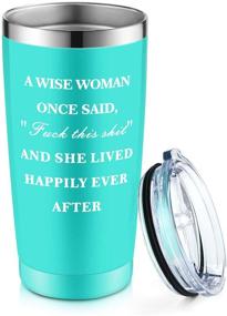 img 4 attached to 🍷 20oz Stemless Insulated Wine Tumbler: Top Birthday, Christmas & Graduation Gifts for Women - Funny, Unique Ideas for Mom, Wife, Teacher, Best Friends, Her