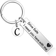 🔑 personalized men's accessories: maitong keychain for boyfriend and husband in keyrings & keychains logo