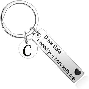 img 4 attached to 🔑 Personalized Men's Accessories: MAITONG Keychain for Boyfriend and Husband in Keyrings & Keychains