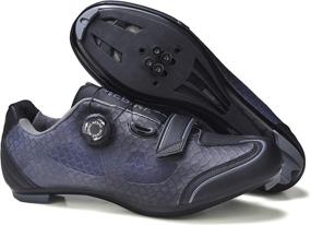 img 1 attached to MEBIKE Men's Cycling Shoes for Road and Indoor Bike - Compatible with Look Delta Cleats and SPD Cleats