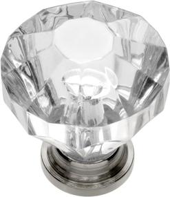 img 4 attached to 🔮 Hickory Hardware HH74689-CA14 Crystal Palace Collection Knob: Elegant 1-1/4 Inch Crysacrylic Knob with Polished Nickel Finish