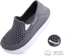 img 1 attached to Sneaker Lightweight Sandals Breathable Numeric_9 Boys' Shoes for Clogs & Mules