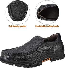 img 2 attached to CREPUSCOLO Genuine Non Slip Flexible Numeric_8 Men's Shoes