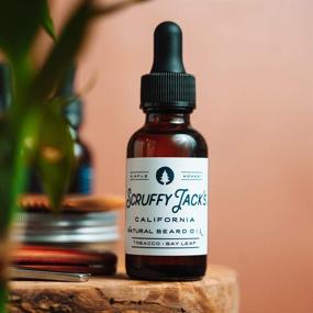 img 2 attached to 🧔 Scruffy Jack’s Premium Beard Oil - Men’s Grooming Natural Beard Growth Oil with Dropper Top - Soften, Smooth, and Strengthen Beard - 1 oz, Tobacco Bay Leaf Scent