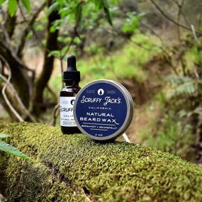 img 1 attached to 🧔 Scruffy Jack’s Premium Beard Oil - Men’s Grooming Natural Beard Growth Oil with Dropper Top - Soften, Smooth, and Strengthen Beard - 1 oz, Tobacco Bay Leaf Scent