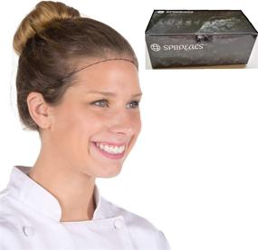 img 4 attached to Ultra-Light Hairnets for Women - Invisible and Perfect for Work