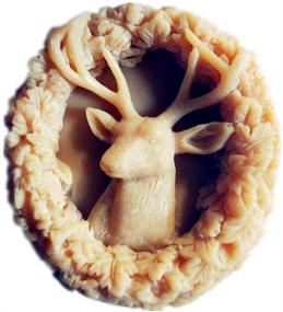 img 3 attached to 🦌 Christmas Deer Silicone Molds - Craft Art Soap Mold with Antlers, DIY Handmade Milu Soap Molds for the Best Handmade Gifts - Making Supplies by YSCEN