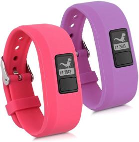 img 4 attached to Kwmobile Watch Strap Set Compatible With Garmin Vivofit Jr