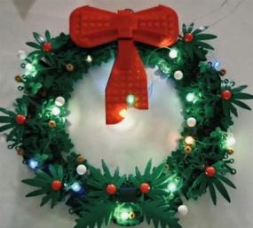 img 1 attached to Brickled Lighting Christmas Wreath Included