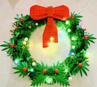 рождественский венок с подсветкой brickled логотип