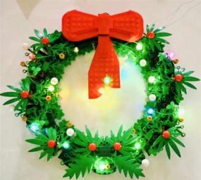 img 3 attached to Brickled Lighting Christmas Wreath Included
